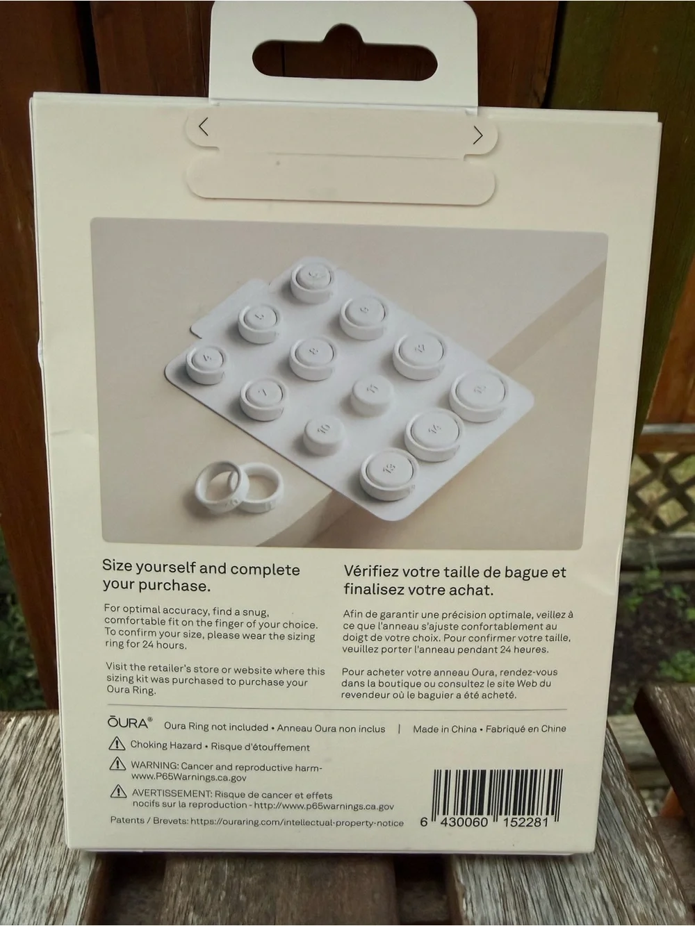 Oura Sizing Kit for Oura Ring 4